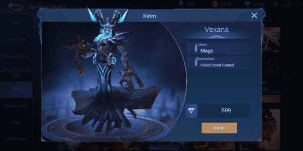 Gambar Mobile Legends Vexana (Mage) — 1