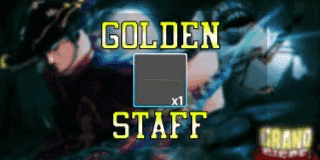 Gambar Roblox Golden Staff - Grand Piece Online - LVL 160+ — 1
