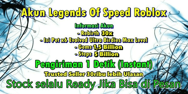 Gambar Roblox Akun Legends of Speed Roblox Type High — 1