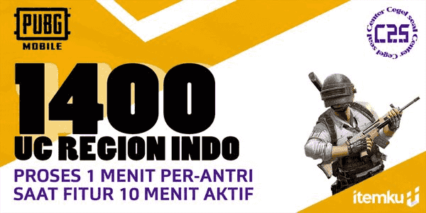 Gambar PUBG Mobile Indonesia 1400 UC — 1