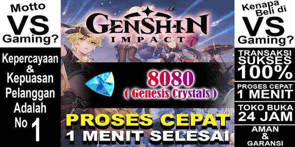 Buy Top Up 64801600 Genesis Crystals Genshin Impact Most Complete And 