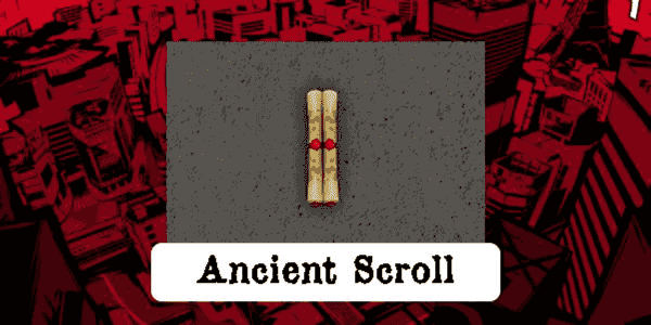 Для чего нужен ancient scroll в yba