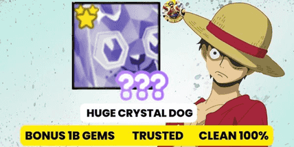 Beli Pet Exclusive Huge Crystal Dog - (Pet Simulator x) Pet Simulator X