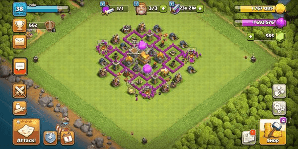 Gambar Clash of Clans MAX Town Hall 6 — 1