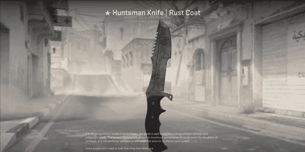 Beli Item (7 Hari) Huntsman Knife Rust Coat Battle Scarred (BS