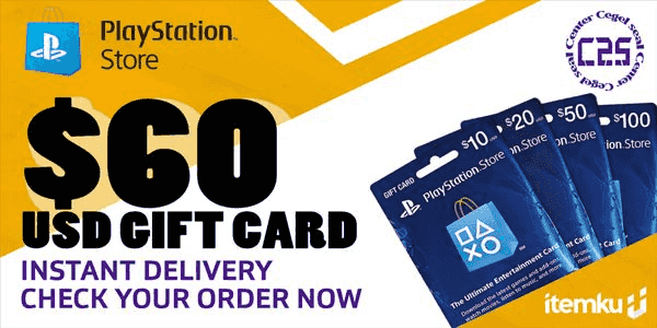 Gambar Playstation Network Card US$ 60 — 1