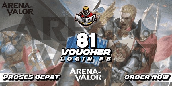 Gambar Arena of Valor 81 Voucher (login FB) — 1