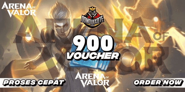 Gambar Arena of Valor 900 Voucher (login selain FB) — 1
