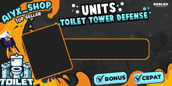 Gambar Toilet Tower Defense Roblox 10000 [10k] Gems Toilet Tower Defense — 1