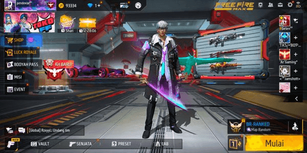 Buy Account CHEAP FF FREE FIRE ACCOUNT VAULT 245+, 250 WEAPON SKIN