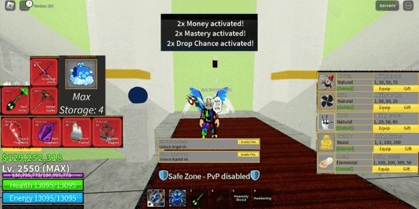 Buy Account Account 5 Perm Dough Buddha 3 Gamepass 4 Storage 