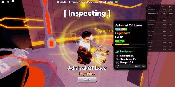 Beli Unit Shiny Admiral Of Lava - Anime Defenders Anime Defenders 