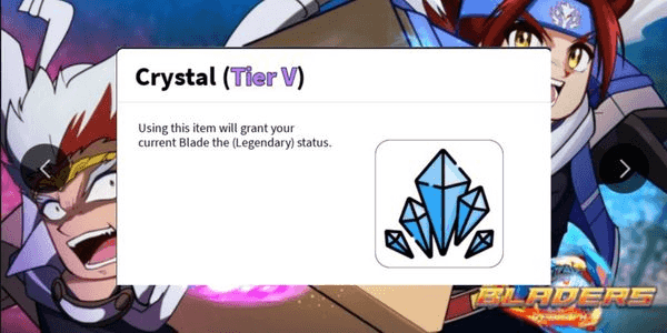 Buy Item Bladers Rebirth Crystal (Crystal) Tier 5 RBL 2865091 | itemku
