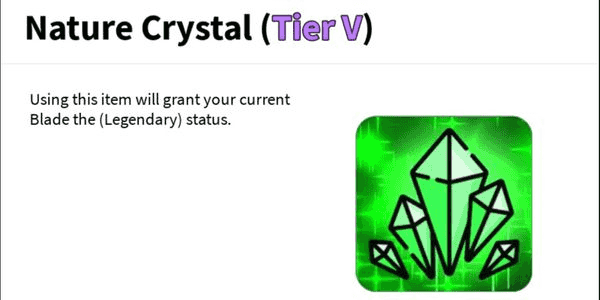 Buy Item Nature Crystal T5 - Bladers: Rebirth RBL 2909357 | itemku