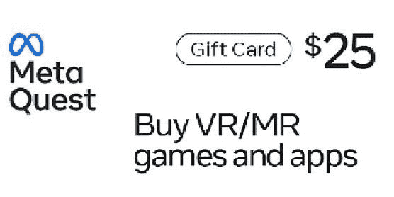 Beli Gift Code Meta Quest Gift Card US [Digital Code] 25$ Oculus