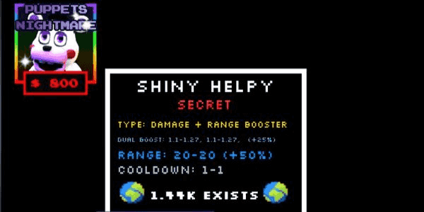 Buy Tower Shiny Helpy Five Nights TD Five Night Tower Defense