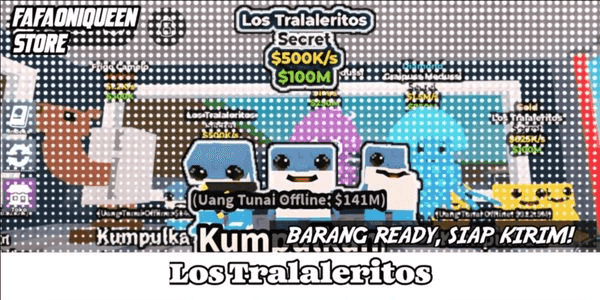 "Steal A Brainrot" Virtual Pet / Item Code For Roblox - Los Tralaleritos, 1-Hour Delivery If Online 4 thumbnail image