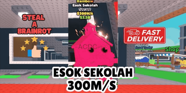 Steal A Brainrot – Esok Sekolah – Jeu Roblox Digital – Livraison Rapide