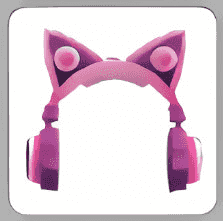 Gambar Roblox Pink Cat Ear Phones [Pet Wear] - Adopt Me! — 1