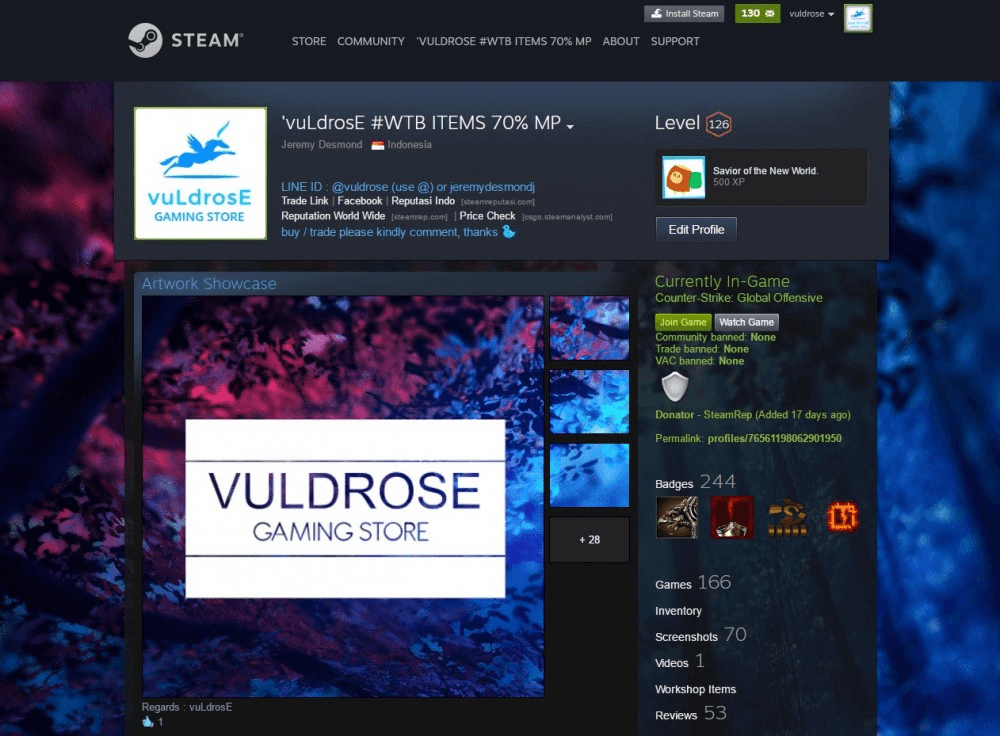 avatar vuLdrosE store