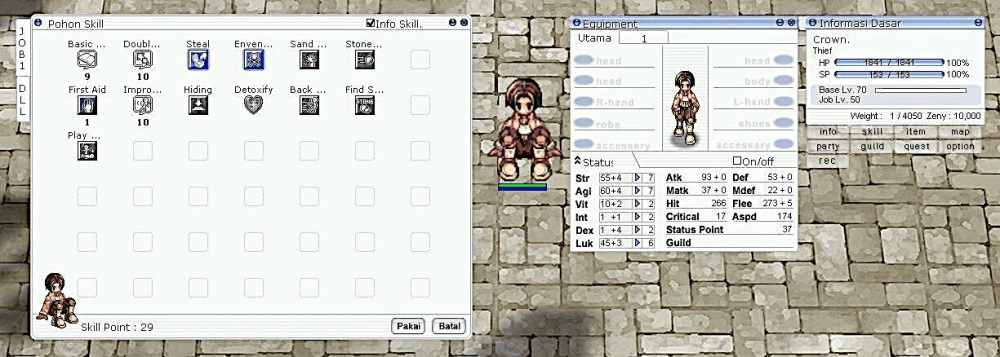 avatar Jual ID Ragnarok
