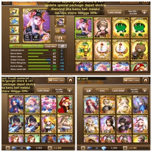 Karasu, Aw garuda cony, RRH, dark skuld dkk
