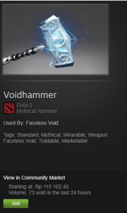 Gambar Product Voidhammer (Faceless Void)