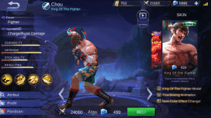 Gambar Product King Of The Fighter (Elite Skin Chou)