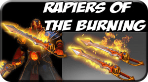 Gambar Product Genuine Rapiers of the Burning God (Immortal Ember Spirit Set)