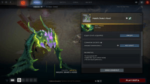 Malefic Drake's Hood (Immortal TI7 Viper)