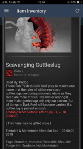 Scavenging Guttleslug (Immortal TI7 Pudge)