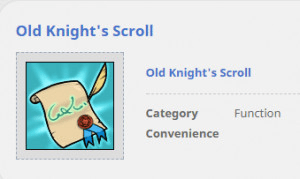 Gambar Product Old Knight Scroll