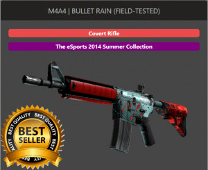 M4A4 | Bullet Rain (Field-Tested)