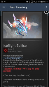 Iceflight Edifice (Immortal TI7 Winter Wyvern)