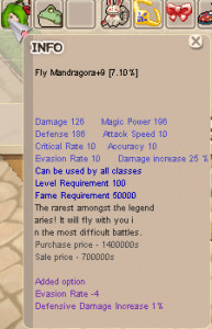 (Mandra Seed) Fly Mandragora+9