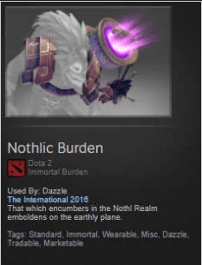 Nothlic Burden (Immortal Dazzle)
