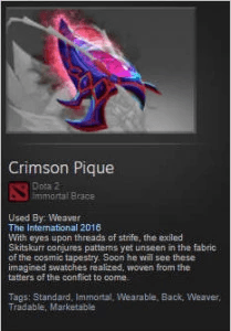 Crimson Pique (Immortal Weaver)