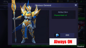 Gambar Product Glorious General (Epic Skin Zilong)