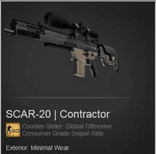 SCAR-20 | Contractor (Consumer Grade Sniper Rifle)