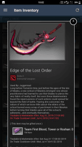 Gambar Product Edge of the Lost Order (Immortal TI8 Juggernaut)