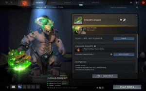 Gambar Product Emerald Conquest (Immortal TI8 Underlord)