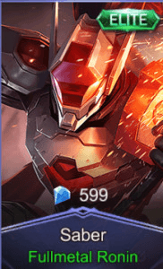 Fullmetal Ronin (Elite Skin Saber)