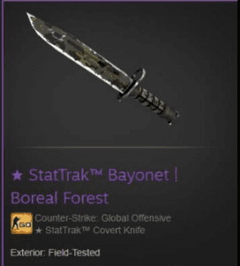 Gambar Product StatTrak™ Bayonet | Boreal Forest