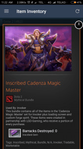 Inscribed Cadenza Magic Master