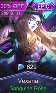 Sanguine Rose (Epic Skin Vexana)