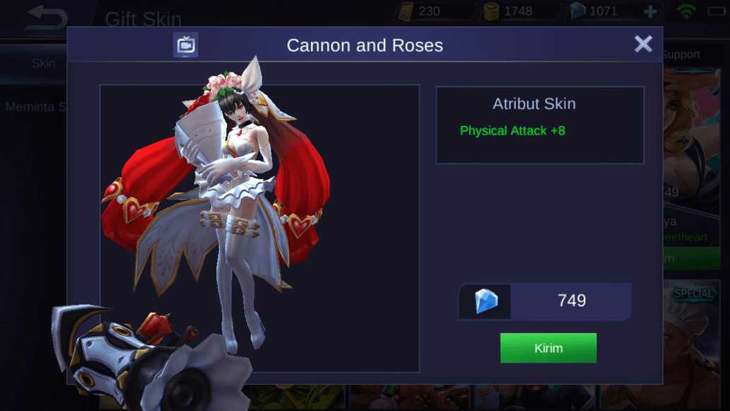Gambar Product Cannon and Roses (Special Skin Layla) no delay