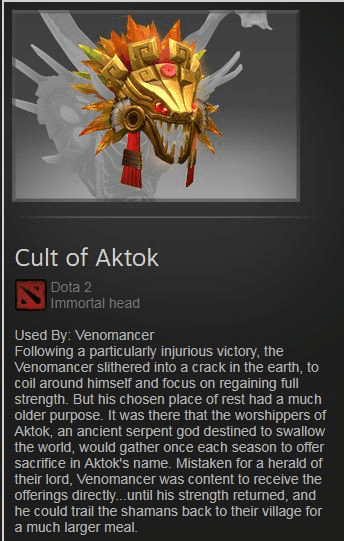 Cult of Aktok (Immortal Venomancer)