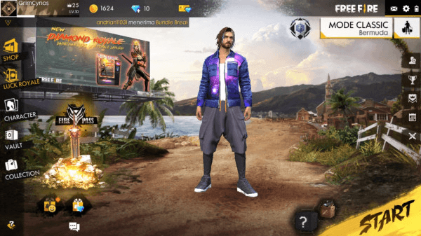 Gambar Product AKUN FREE FIRE PLATINUM II MURAH