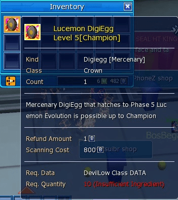 Gambar Product Last Stock Paket Egg Lucemon & Zhuqiamon 5/5 Murah