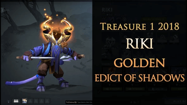 Golden Edict of Shadows (Immortal TI8 Riki)